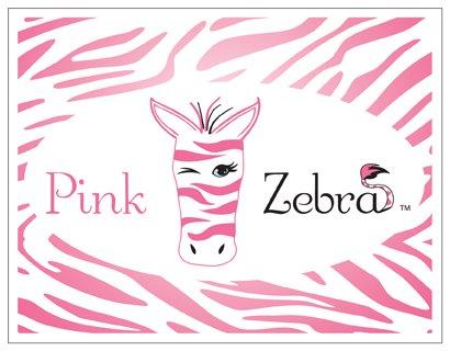 pink zebra sprinkles banner